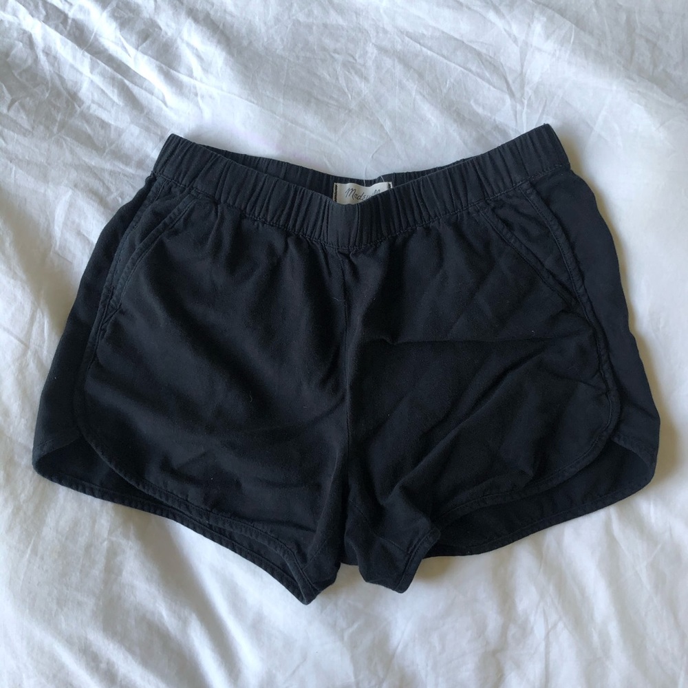 Madewell Black Pull-on Shorts